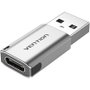 Vention Adaptador USB 3.0 Macho a USB Tipo-C Hembra CDPH0 Negro